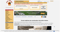 Desktop Screenshot of forum-materiaux.com